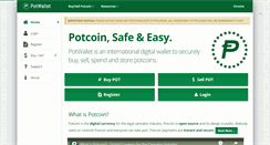 Desktop Screenshot of potwallet.com