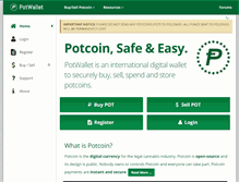 Tablet Screenshot of potwallet.com